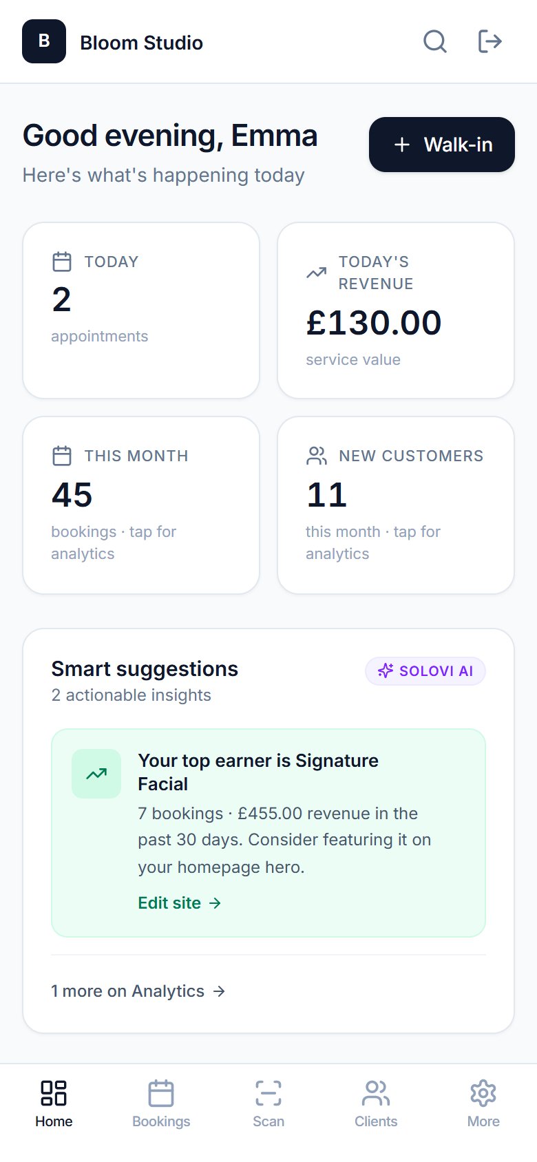 Solovi trader app on mobile